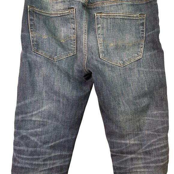 American Eagle Men's Dark Wash Slim Stretch Airflex + Temp Tech Jeans Size 29x30 - Picture 9 of 13